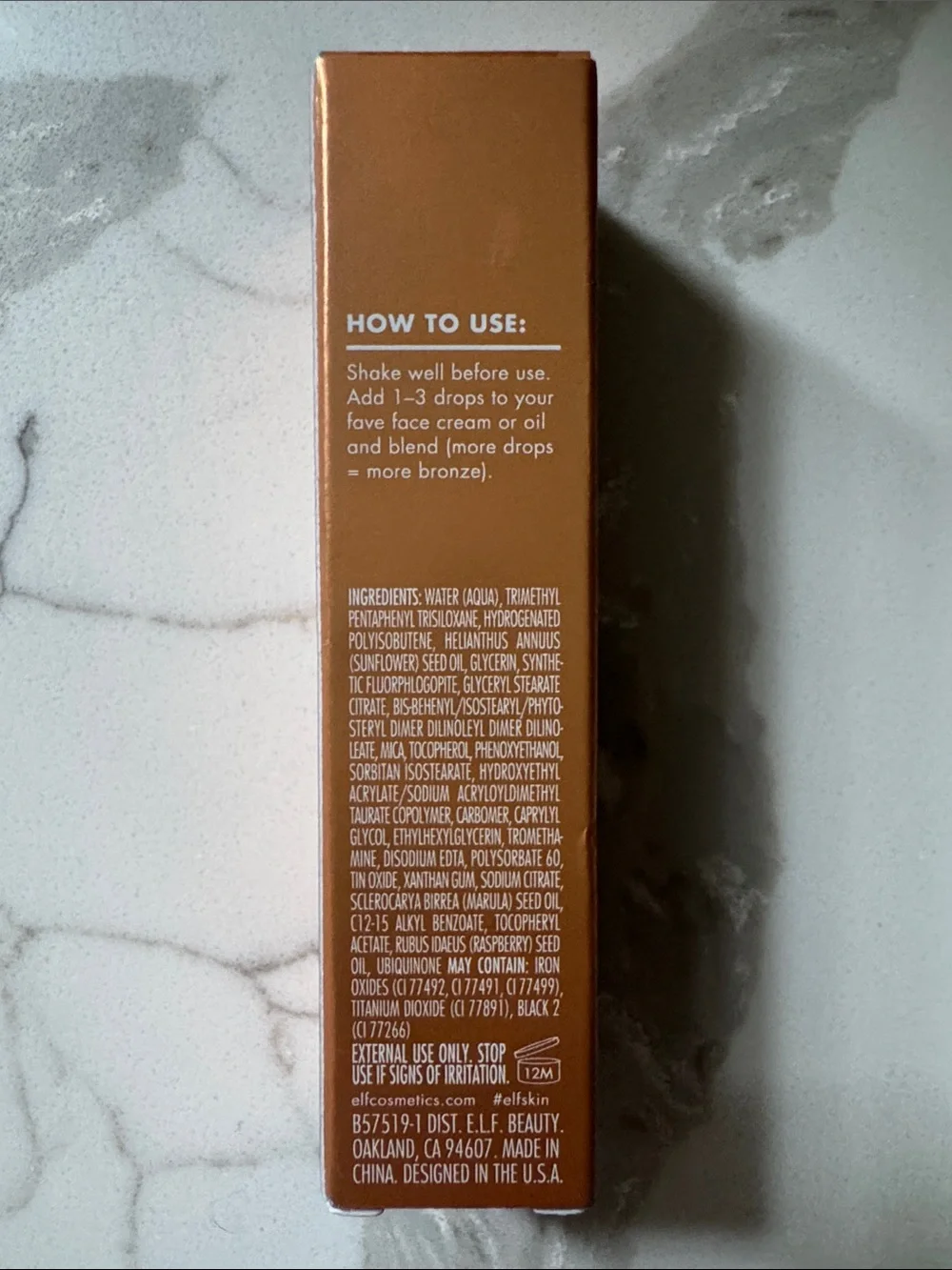 🌸5/$25🌸 ELF Skin bronzing drops pure gold bronze 2
